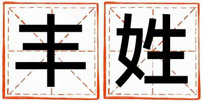 丰姓洋气的男孩名字