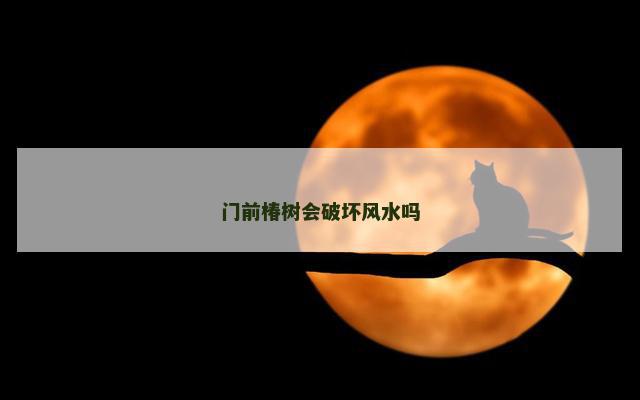 门前椿树会破坏风水吗