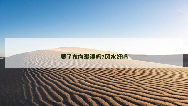 屋子东向潮湿吗?风水好吗