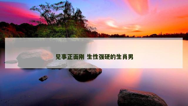 见事正面刚 生性强硬的生肖男