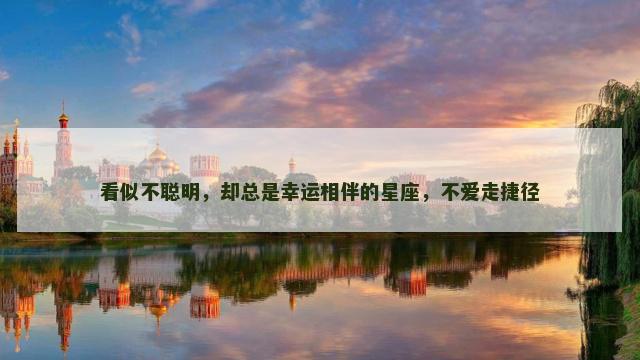 看似不聪明，却总是幸运相伴的星座，不爱走捷径