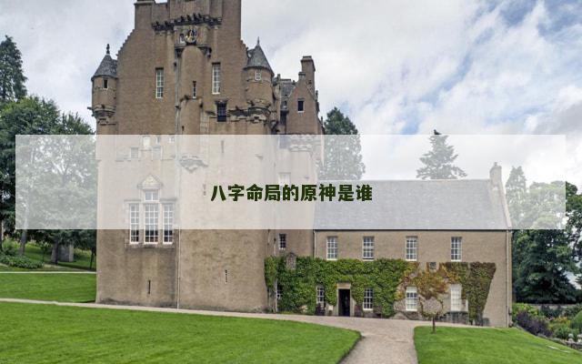 八字命局的原神是谁