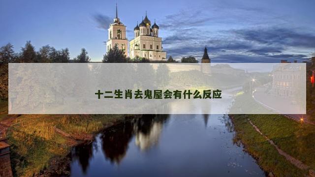 十二生肖去鬼屋会有什么反应
