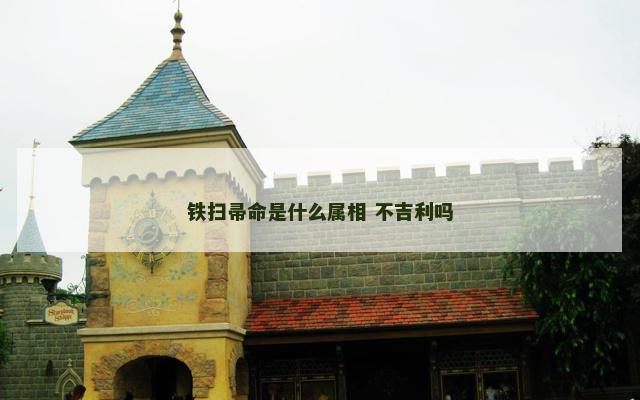 铁扫帚命是什么属相 不吉利吗