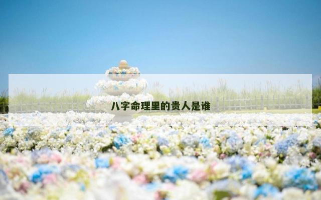 八字命理里的贵人是谁