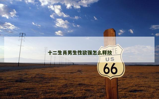 十二生肖男生性欲强怎么释放