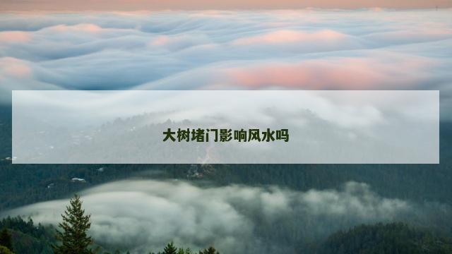 大树堵门影响风水吗