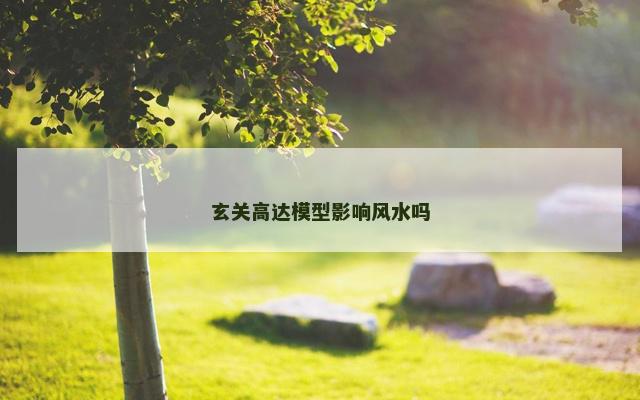 玄关高达模型影响风水吗