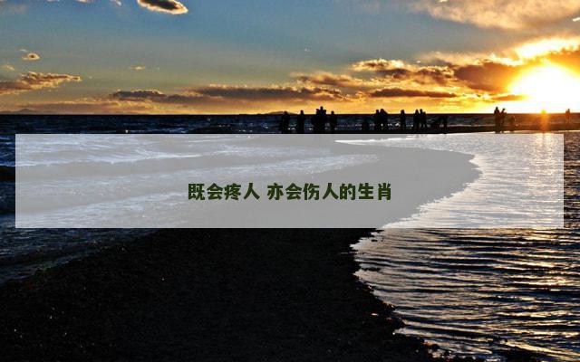 既会疼人 亦会伤人的生肖