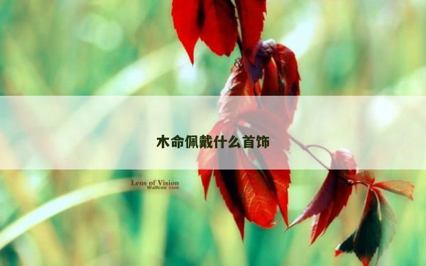 木命佩戴什么首饰