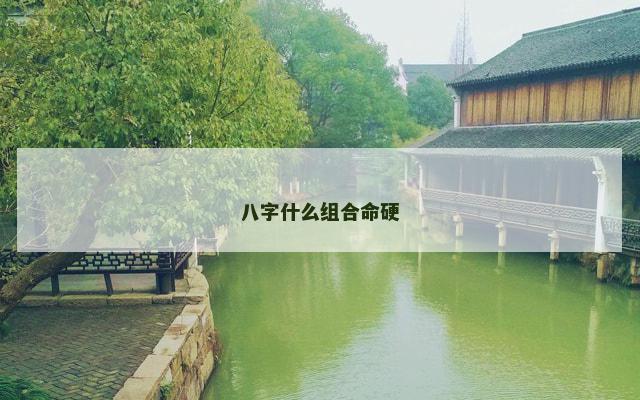 八字什么组合命硬