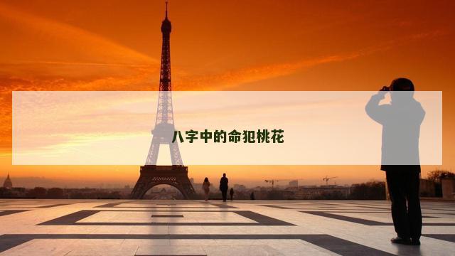八字中的命犯桃花