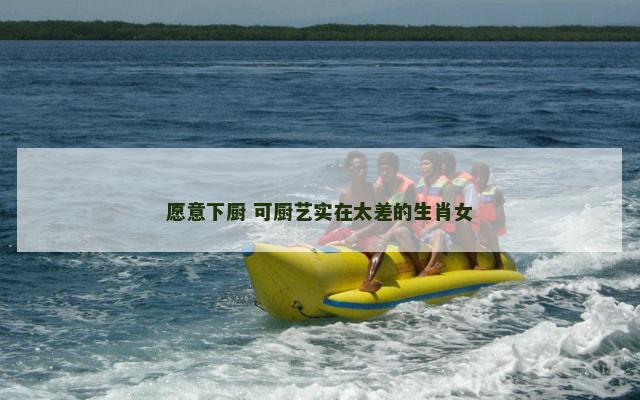 愿意下厨 可厨艺实在太差的生肖女