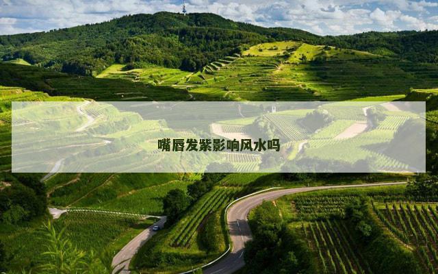 嘴唇发紫影响风水吗