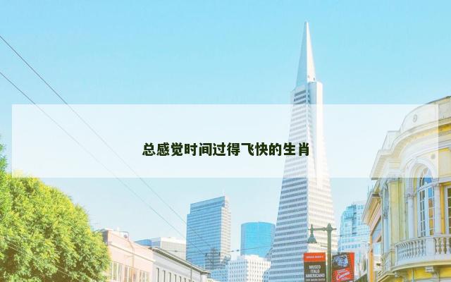 总感觉时间过得飞快的生肖