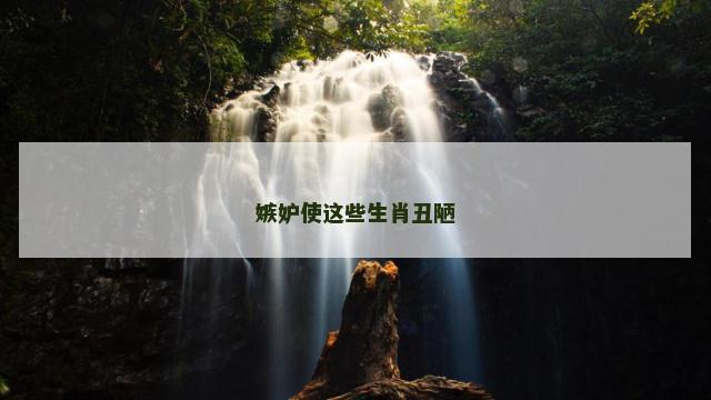 嫉妒使这些生肖丑陋