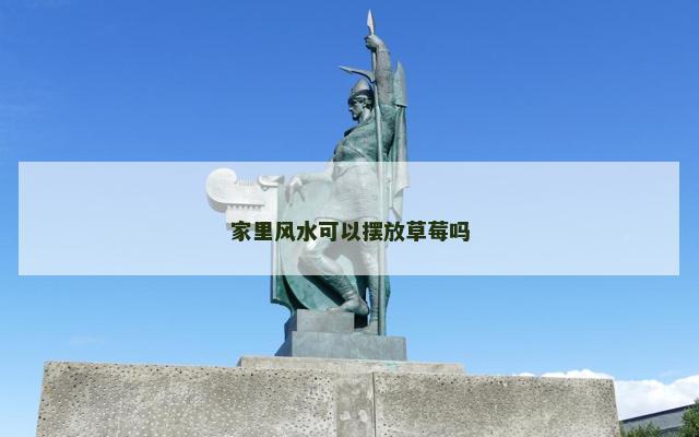 家里风水可以摆放草莓吗