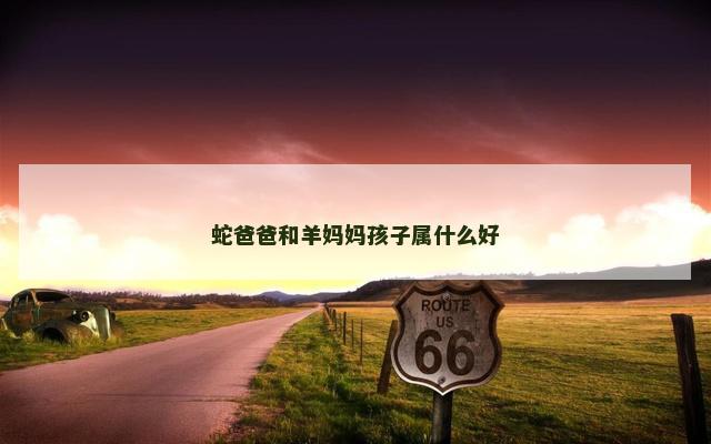 蛇爸爸和羊妈妈孩子属什么好