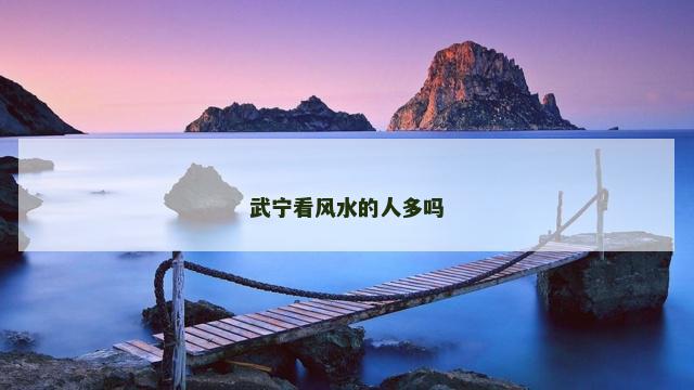 武宁看风水的人多吗