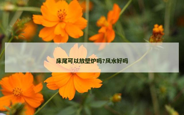 床尾可以放壁炉吗?风水好吗