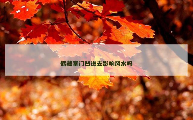储藏室门凹进去影响风水吗