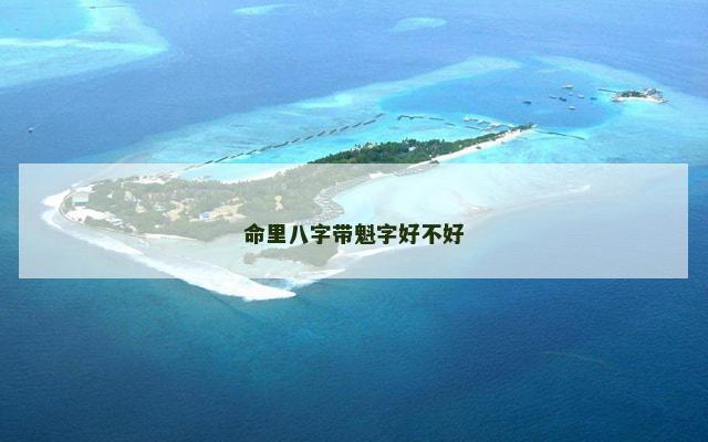 命里八字带魁字好不好