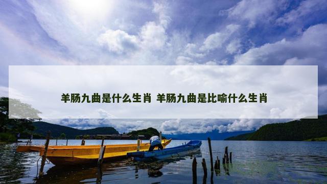 羊肠九曲是什么生肖 羊肠九曲是比喻什么生肖
