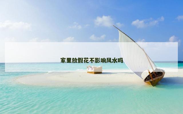 家里放假花不影响风水吗