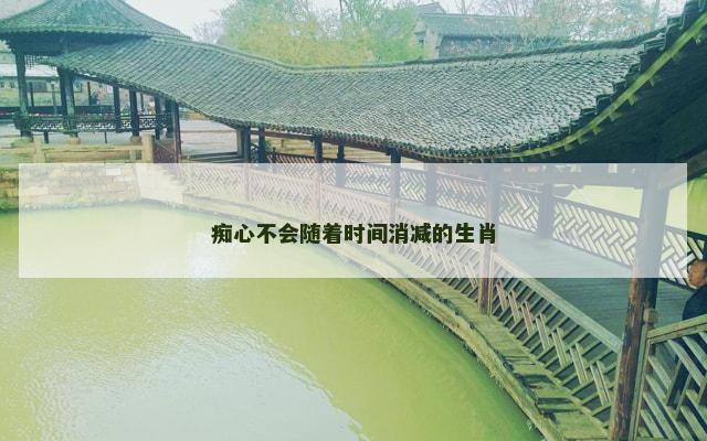 痴心不会随着时间消减的生肖