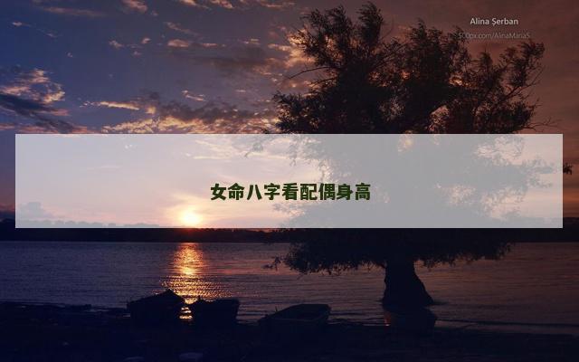 女命八字看配偶身高