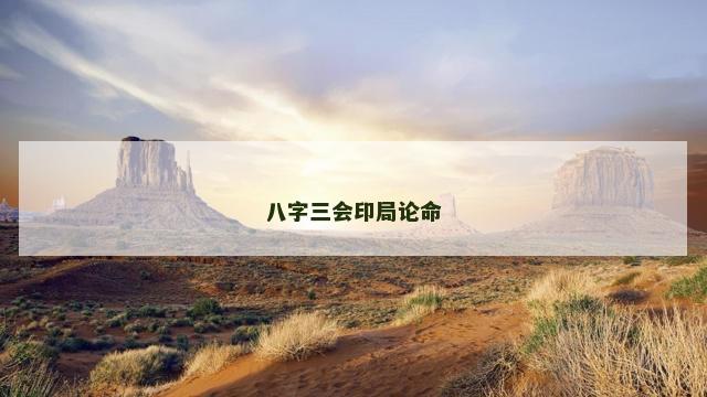 八字三会印局论命