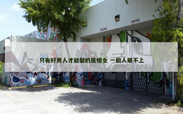 只有好男人才能娶的属相女 一般人攀不上