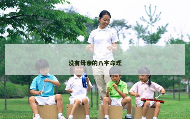 没有母亲的八字命理