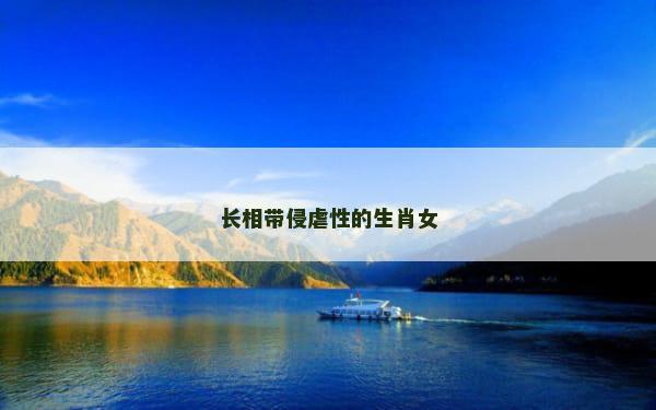 长相带侵虐性的生肖女