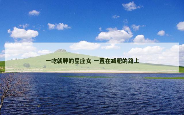 一吃就胖的星座女 一直在减肥的路上