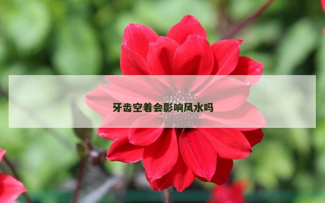 牙齿空着会影响风水吗