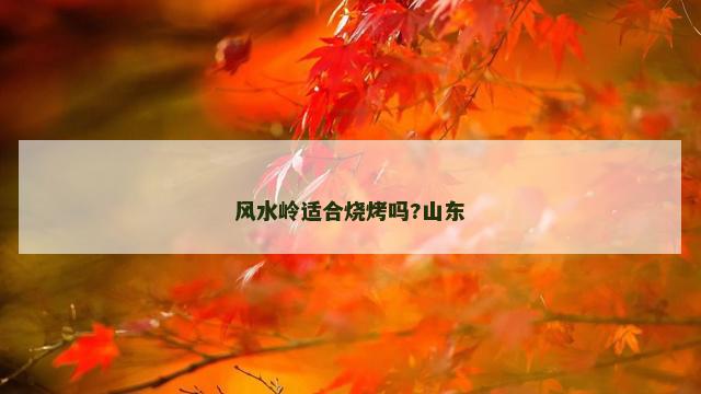 风水岭适合烧烤吗?山东