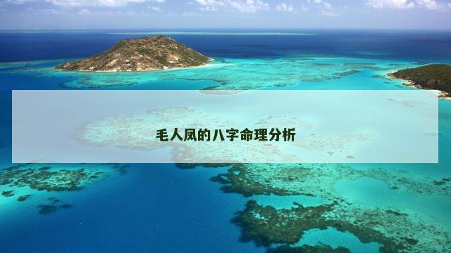 毛人凤的八字命理分析
