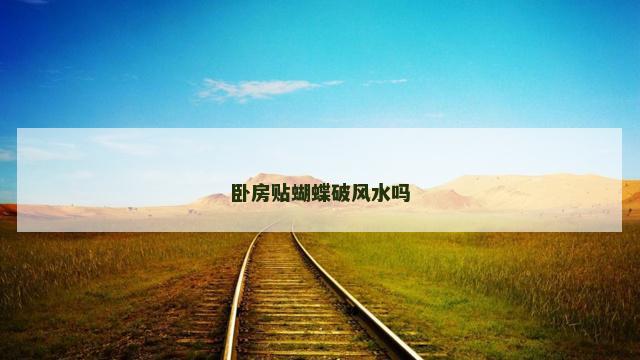 卧房贴蝴蝶破风水吗