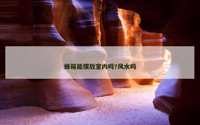 蜂箱能摆放室内吗?风水吗