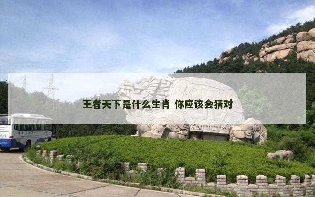 王者天下是什么生肖 你应该会猜对