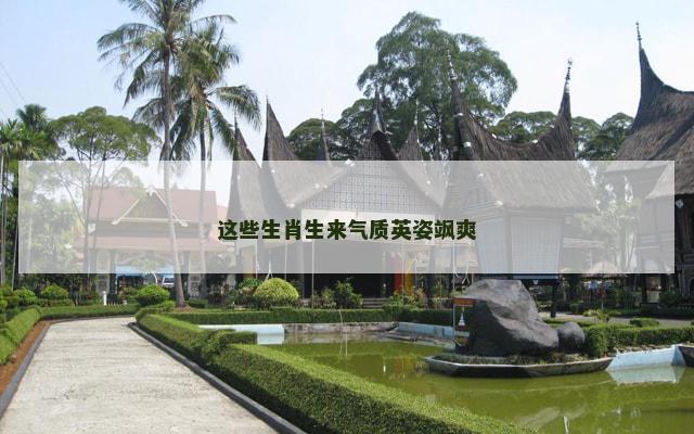这些生肖生来气质英姿飒爽