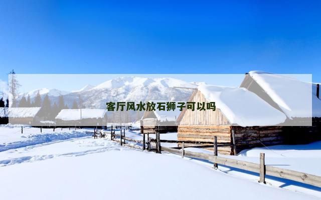 客厅风水放石狮子可以吗