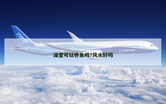澡堂可以养鱼吗?风水好吗