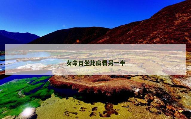 女命日坐比肩看另一半