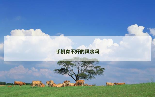 手机有不好的风水吗 手机有不好的风水吗