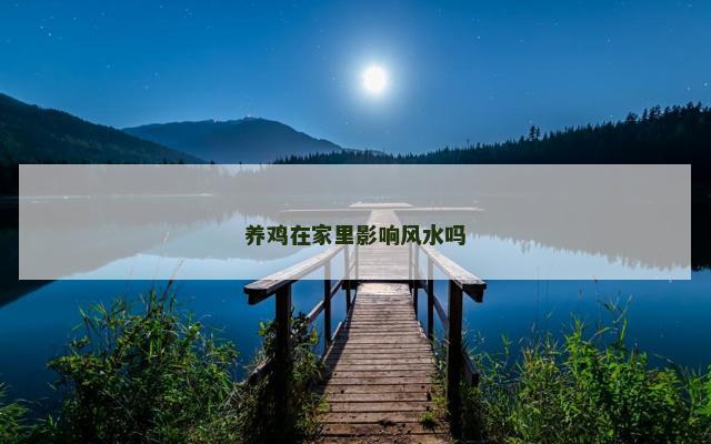 养鸡在家里影响风水吗 养鸡在家里影响风水吗